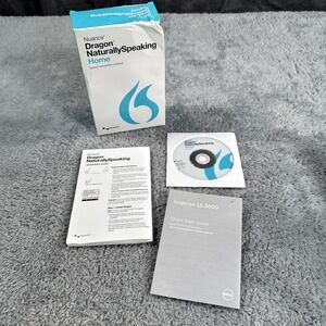 Nuance Dragon NaturallySpeaking 13 Home Speech Recognition Software Open Box